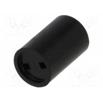 2818.3065; Spacer sleeve; LED; Øout: 5mm; ØLED: 3mm; L: 6.5mm; black; MENTOR 2818.3065; Spacer sleeve; LED; Øout: 5mm; ØLED: 3mm; L: 6.5mm; black; MENTOR