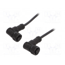 MSBP05FR-SBPFR-SB001; Cable: for sensors/automation; PIN: 5; M12-M12; B code-Profibus; AMPHENOL