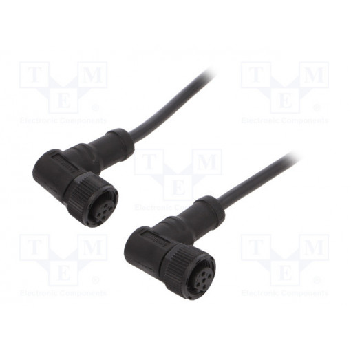 MSBP05FR-SBPFR-SB001; Cable: for sensors/automation; PIN: 5; M12-M12; B code-Profibus; AMPHENOL