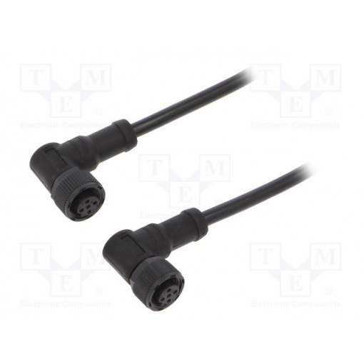 MSBP05FR-SBPFR-SD001; Cable: for sensors/automation; PIN: 5; M12-M12; B code-Profibus; AMPHENOL