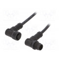 MSBP05MR-SBPFR-SD001; Cable: for sensors/automation; PIN: 5; M12-M12; B code-Profibus; AMPHENOL