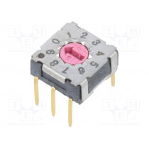MSDR-10; Encoding switch; DEC/BCD; Pos: 10; THT; Rcont max: 80mΩ; SUNGMUN ELECTRONICS CO., LTD. MSDR-10; Encoding switch; DEC/BCD; Pos: 10; THT; Rcont max: 80mΩ; SUNGMUN ELECTRONICS CO., LTD.
