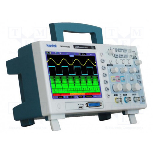 MSO5102D; Oscilloscope: digital; Band: ≤100MHz; Channels: 2; 1Mpts; 1Gsps; HANTEK MSO5102D; Oscilloscope: digital; Band: ≤100MHz; Channels: 2; 1Mpts; 1Gsps; HANTEK