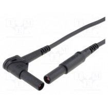 MSWFK 50/2.5/100/SW; Test lead; 32A; Urated: 1kV; Len: 1m; black; Cond.cross sec: 2.5mm2; SCHÜTZINGER