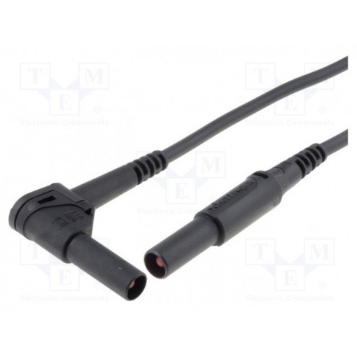 MSWFK 50/2.5/100/SW; Test lead; 32A; Urated: 1kV; Len: 1m; black; Cond.cross sec: 2.5mm2; SCHÜTZINGER