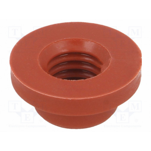 0300458; Fuse acces: washer; Colour: red; Mat: silicone; MTA