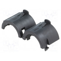 0300557; Fuse acces: tube retainer; Colour: black; Mat: PBT; MTA