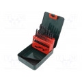 627151000; Drill set; Application: metal,steel; Pcs: 19; Mat: HSS-R; for metal; METABO