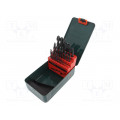 627152000; Drill set; Application: metal,steel; Pcs: 25; Mat: HSS-R; for metal; METABO