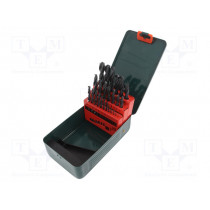 627152000; Drill set; Application: metal,steel; Pcs: 25; Mat: HSS-R; for metal; METABO