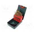 627156000; Drill set; Application: metal,steel,plastic,cast iron; Pcs: 19; METABO