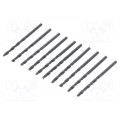 627720000; Drill bit; for metal; Ø: 3mm; L: 61mm; HSS; Working part len: 33mm; METABO 627720000; Drill bit; for metal; Ø: 3mm; L: 61mm; HSS; Working part len: 33mm; METABO
