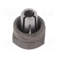 631945000; Collet; steel; V: with flange nut; Shape: hexagonal; 6mm; METABO 631945000; Collet; steel; V: with flange nut; Shape: hexagonal; 6mm; METABO