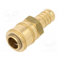 7800009558; Quick connection coupling EURO; with bushing; Mat: brass; METABO