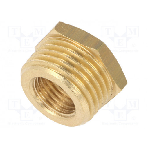 0901026238; Thread adapter; Mat: brass; Ext.thread: 1/4 0901026238; Thread adapter; Mat: brass; Ext.thread: 1/4