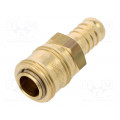 0901026360; Quick connection coupling EURO; with bushing; Mat: brass; METABO 0901026360; Quick connection coupling EURO; with bushing; Mat: brass; METABO