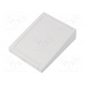 MTK-S.7; Enclosure: for alarms; X: 100mm; Y: 131mm; Z: 33.6mm; ABS; light grey; TEKO