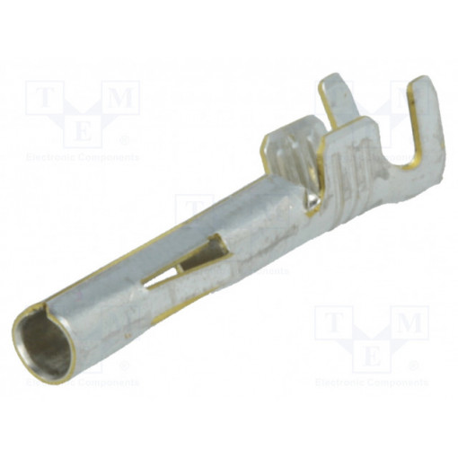 02-08-1001; Contact; female; 0.5÷2.5mm2; 20AWG÷14AWG; MLX; tinned; crimped; MOLEX 02-08-1001; Contact; female; 0.5÷2.5mm2; 20AWG÷14AWG; MLX; tinned; crimped; MOLEX