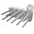 10-89-7102; Pin header; pin strips; C-Grid; male; PIN: 10; straight; 2.54mm; THT; MOLEX 10-89-7102; Pin header; pin strips; C-Grid; male; PIN: 10; straight; 2.54mm; THT; MOLEX
