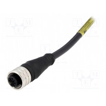 120006-0016; Plug; M12; PIN: 4; female; A code-DeviceNet / CANopen; 10m; IP67; MOLEX 120006-0016; Plug; M12; PIN: 4; female; A code-DeviceNet / CANopen; 10m; IP67; MOLEX