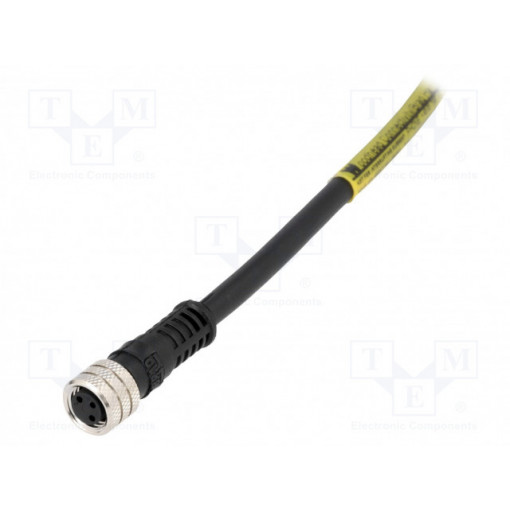 120086-8002; Connector: M8; female; PIN: 3; straight; with lead; plug; 3A; IP67; MOLEX 120086-8002; Connector: M8; female; PIN: 3; straight; with lead; plug; 3A; IP67; MOLEX