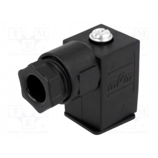 121023-0438; Connector: valve connector; plug; form C; 9.4mm; female; PIN: 3; MOLEX