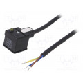 12105-01962; Connector: valve connector; plug; form A; 18mm; female; PIN: 4; mPm; MOLEX