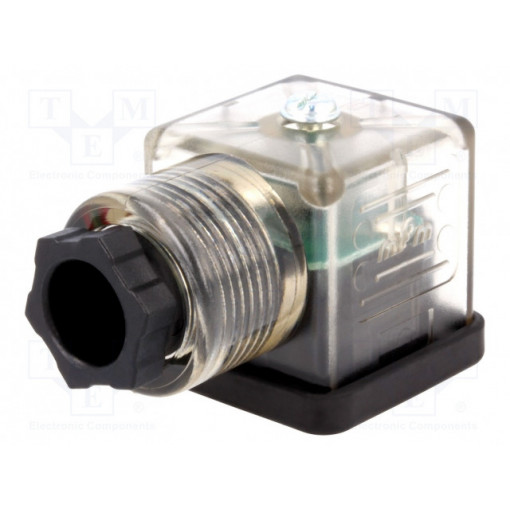 121064-0570; Connector: valve connector; plug; form A; 18mm; female; PIN: 3; mPm; MOLEX