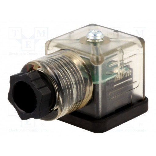 121064-0579; Connector: valve connector; plug; form A; 18mm; female; PIN: 3; mPm; MOLEX