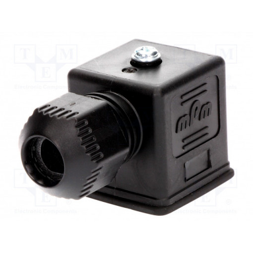 121201-0034; Connector: valve connector; plug; form A; 18mm; female; PIN: 3; mPm; MOLEX