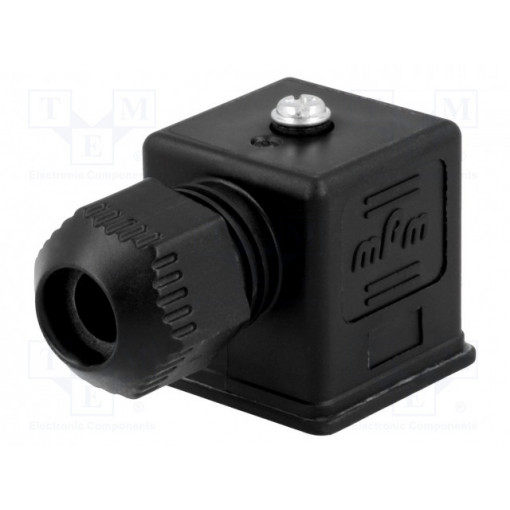 121201-0001; Connector: valve connector; plug; form A; 18mm; female; PIN: 3; mPm; MOLEX