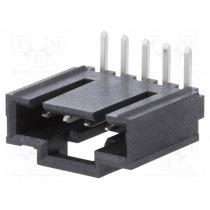 171974-0005; Socket; wire-board; male; SL; 2.54mm; PIN: 5; THT; tinned; angled 90°; MOLEX