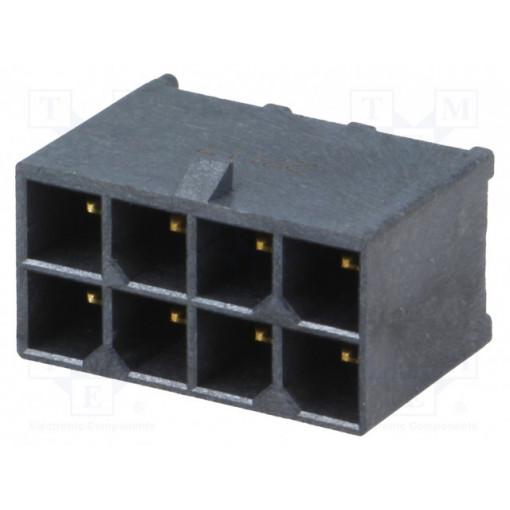 172065-0208; Socket; wire-board; male; Mega-Fit; 5.7mm; PIN: 8; Layout: 2x4; 23A; MOLEX