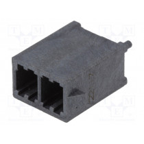 172065-0302; Socket; wire-board; male; Mega-Fit; 5.7mm; PIN: 2; Layout: 2x1; 23A; MOLEX