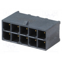 172065-0310; Socket; wire-board; male; Mega-Fit; 5.7mm; PIN: 10; Layout: 2x5; 23A; MOLEX