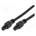 245136-0405; Cable: Mega-Fit-Mega-Fit; female; Mega-Fit; 5.7mm; PIN: 4; 20A; 300V; MOLEX 245136-0405; Cable: Mega-Fit-Mega-Fit; female; Mega-Fit; 5.7mm; PIN: 4; 20A; 300V; MOLEX
