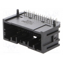 34961-0340; Connector: automotive; Mini50; socket; male; PIN: 34; tinned; THT; MOLEX