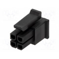 43025-0408; Plug; wire-board; female; Micro-Fit 3.0; 3mm; PIN: 4; for cable; MOLEX 43025-0408; Plug; wire-board; female; Micro-Fit 3.0; 3mm; PIN: 4; for cable; MOLEX