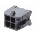 43045-0413; Socket; wire-board; male; Micro-Fit 3.0; 3mm; PIN: 4; THT; 5A; 600V; MOLEX