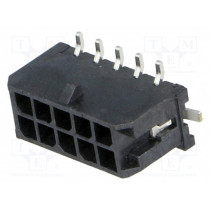 43045-1018; Socket; wire-board; male; Micro-Fit 3.0; 3mm; PIN: 10; Glow-Wire; MOLEX