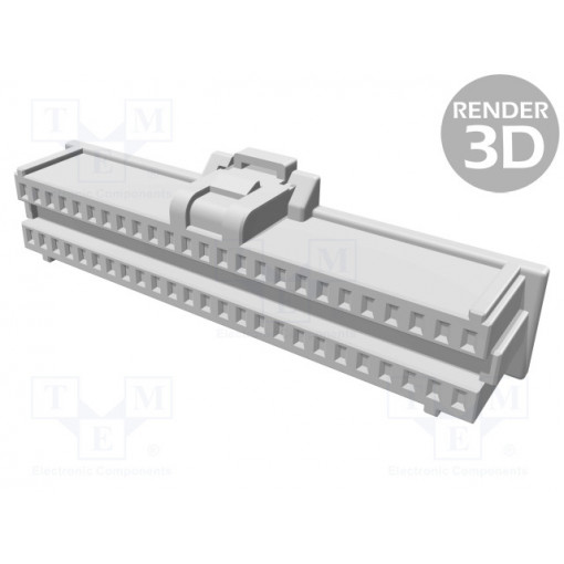 501189-5010; Plug; wire-board; female; Pico-Clasp; 1mm; PIN: 50; w/o contacts; MOLEX 501189-5010; Plug; wire-board; female; Pico-Clasp; 1mm; PIN: 50; w/o contacts; MOLEX