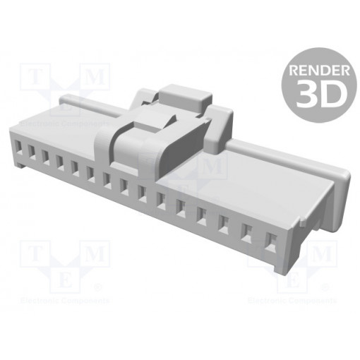 501330-1500; Plug; wire-board; female; Pico-Clasp; 1mm; PIN: 15; w/o contacts; MOLEX 501330-1500; Plug; wire-board; female; Pico-Clasp; 1mm; PIN: 15; w/o contacts; MOLEX