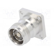 73162-6141; Connector: 4.3-10; female; flange (2 holes),for panel mounting; MOLEX