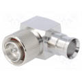 73162-6181; Connector: 4.3-10; male; for cable; angled 90°; plug; 50Ω; IP68; MOLEX 73162-6181; Connector: 4.3-10; male; for cable; angled 90°; plug; 50Ω; IP68; MOLEX