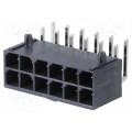 76825-0012; Socket; wire-board; male; Mega-Fit; 5.7mm; PIN: 12; Layout: 2x6; 23A; MOLEX 76825-0012; Socket; wire-board; male; Mega-Fit; 5.7mm; PIN: 12; Layout: 2x6; 23A; MOLEX