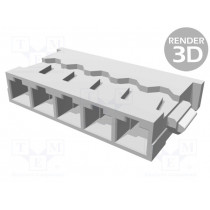 78172-0005; Plug; wire-board; female; 1.2mm; PIN: 5; for cable; -25÷85°C; 1.5A; MOLEX