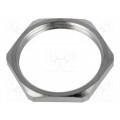 93600-0095 7000.6954.0; Nut; M32; brass; nickel; Thk: 4mm; Spanner: 36mm; Thread: metric; MOLEX 93600-0095 7000.6954.0; Nut; M32; brass; nickel; Thk: 4mm; Spanner: 36mm; Thread: metric; MOLEX