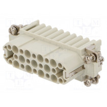 93601-0099; Connector: HDC; contact insert; female; S-D; PIN: 25; size 16A; 10A; MOLEX