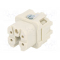 93601-0129; Connector: HDC; contact insert; female; S-A; PIN: 5; 4+PE; size 3A; MOLEX