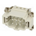 93601-0215; Connector: HDC; contact insert; male; S-E; PIN: 6; 6+PE; size 6B; MOLEX